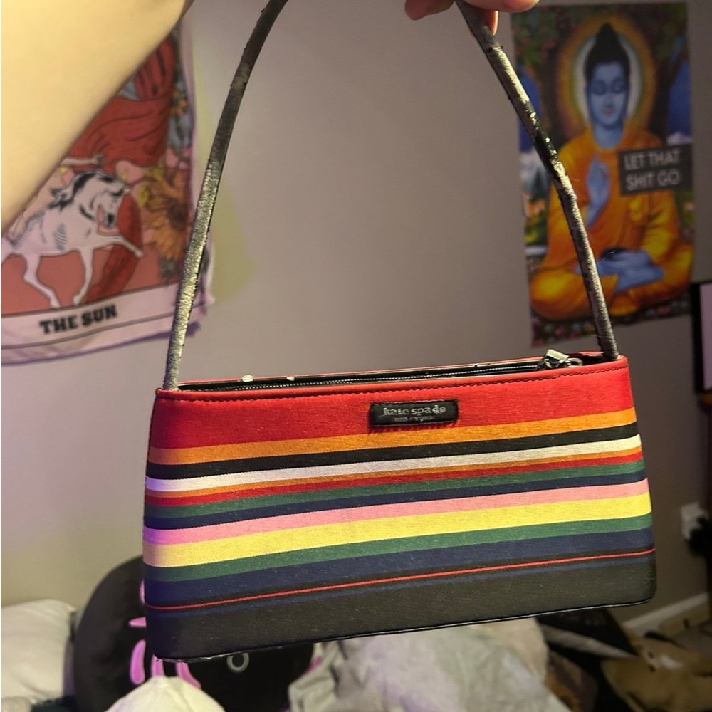 Kate Spade Multicolor Striped Bag